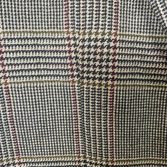 Jos. A. Bank 100% Wool Sport Coat Men’s 44L Glen Plaid Blazer Made in USA - Picture 9 of 13